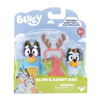 Bluey & Bandit Play Time Figurines 2 Pack image