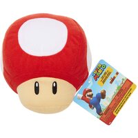 Super Mario 1 Up Mushroom with Sound Plush Toy 15cm image