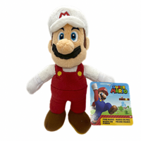 Nintendo Super Mario Fire Mario Basic Plush Toy 20cm image