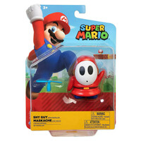 Nintendo Super Mario Shy Guy Poseable Figurine 10cm image