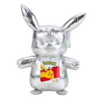 Pokemon Select Pikachu Plush Toy 20cm Silver 25th Anniversary image