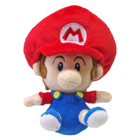 Super Mario Baby Mario Plush Toy 15cm image