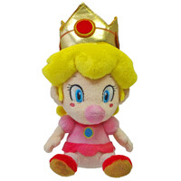 Super Mario Baby Princess Peach Plush Toy 15cm image
