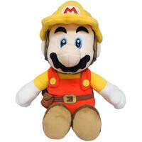 Nintendo Super Mario Builder Mario Plush Toy 25cm image