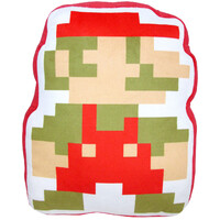 Nintendo Super Mario Mario 8 Bit Plush Pillow 35cm image