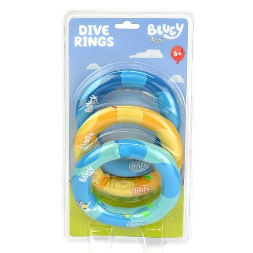 Wahu Bluey Dive Rings 3 Pack