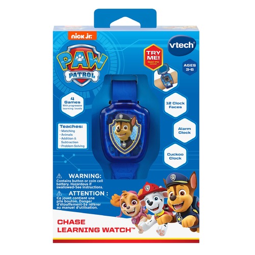 Vtech Paw Patrol Learning Watch Chase Blue