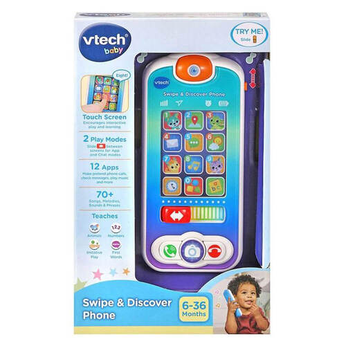 Vtech Baby Swipe & Discover Phone Educational Toy