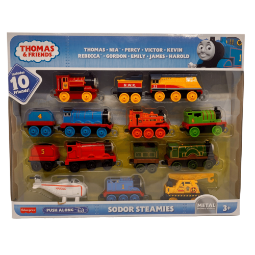 Thomas & Friends Sodor Streamies Push Along Metal Engines & Vehicles 10 Pack