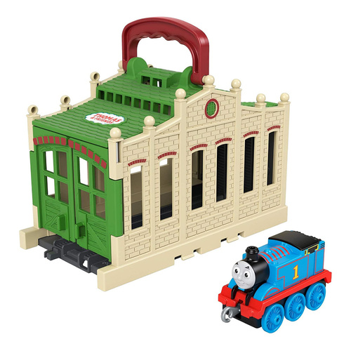 Thomas & Friends Thomas Connect & Go Tidmouth Shed Playset