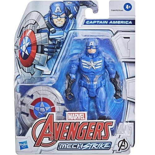 Avengers Mech Strike Captain America Figurine