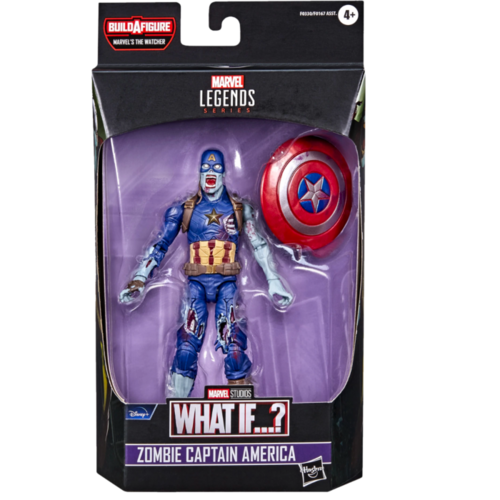 Marvel Legends What If...? Zombie Captain America Figurine