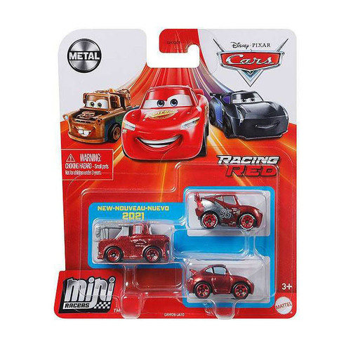 Disney Pixar Cars Racing Red Anniversary Mini 3 Pack