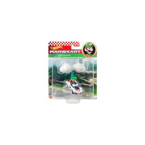 Hot Wheels Mario Kart Luigi P-Wing + Cloud Glider