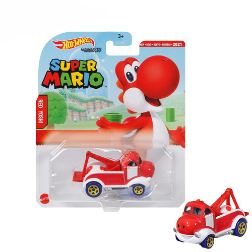 Hot Wheels Super Mario Yoshi Character Car