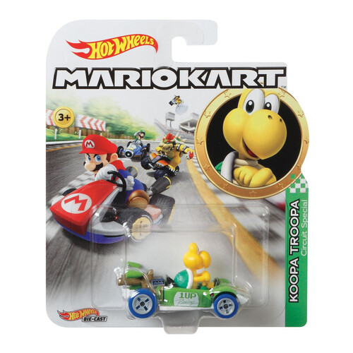Hot Wheels Mario Kart Koopa Troopa Circuit Special Kart