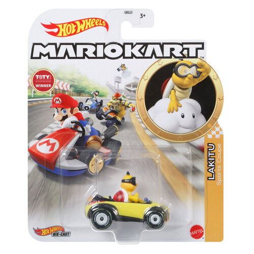 Hot Wheels Mario Kart Lakitu Sports Coupe Kart