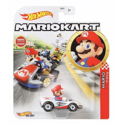 Hot Wheels Mario Kart Mario P-Wing Kart
