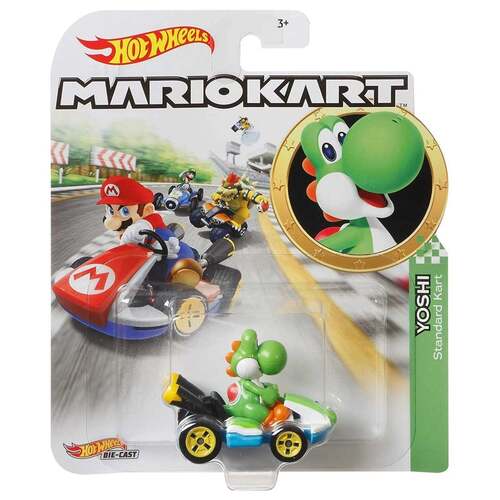 Hot Wheels Mario Kart Yoshi Standard Kart