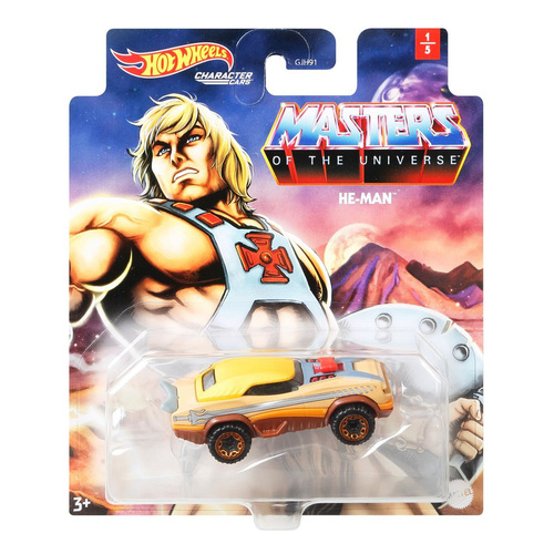 Hot Wheels Masters of the Universe He-Man Character Car