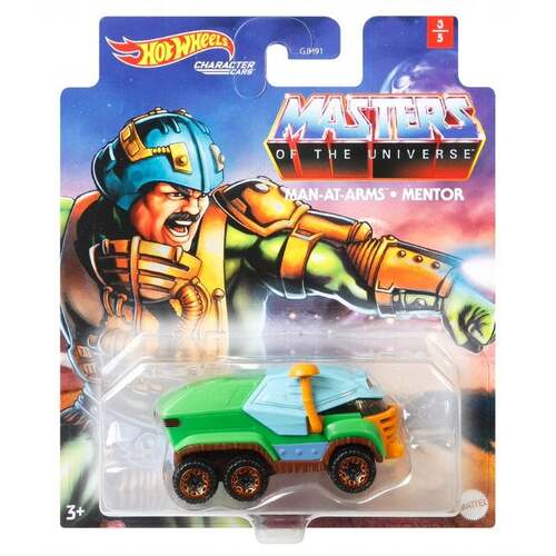 Hot Wheels Masters of the Universe Man-At-Arms Character Car
