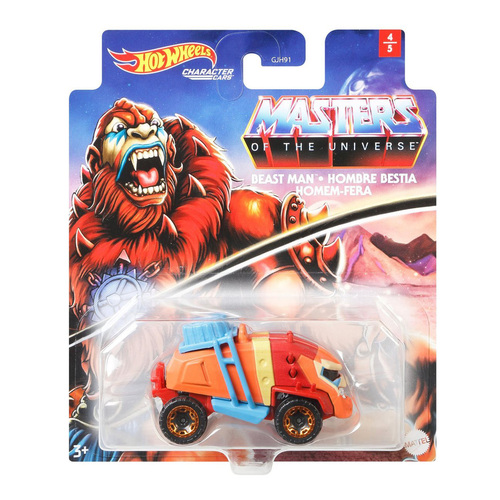Hot Wheels Masters of the Universe Beast Man Character Car