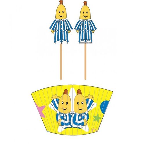 Bananas in Pyjamas Cupcake Cases & Picks 24 Pack
