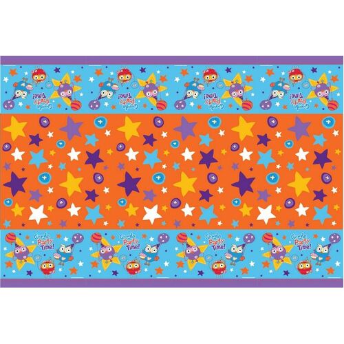 Giggle & Hoot Plastic Party Table Cover 2.4m x 1.3m