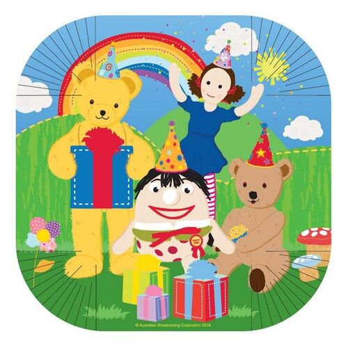 Play School Paper Party Plate 17cm 8 Pack