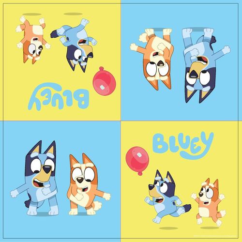 Bluey Lunch Napkin 16 Pack 16cm