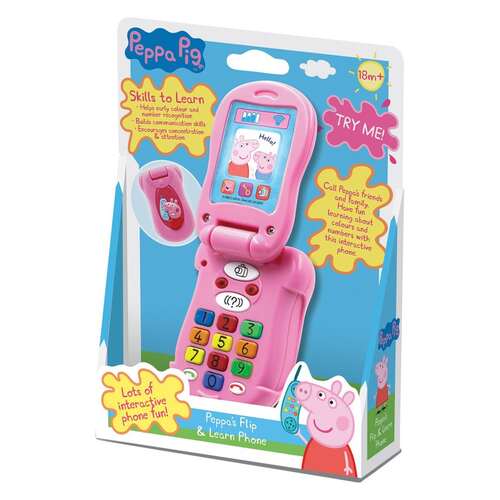 Peppa Pig Flip & Learn Phone Educational Toy