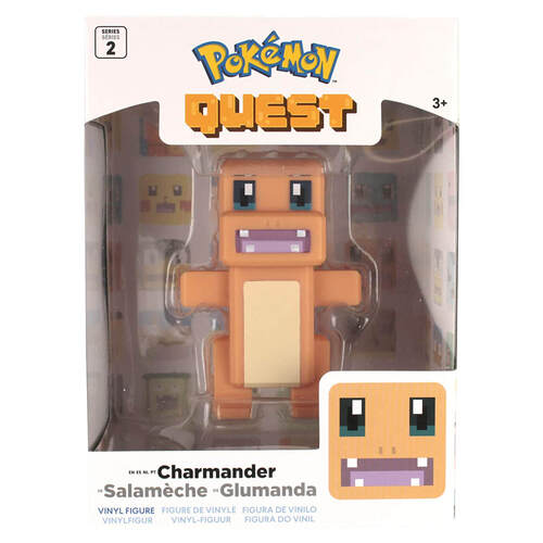 Pokemon Quest Charmander 10cm Vinyl Figure Series 2