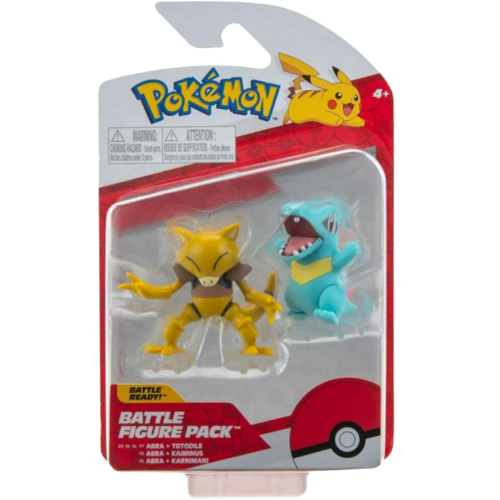 Pokemon Abra & Totodile Battle Figure Pack Small