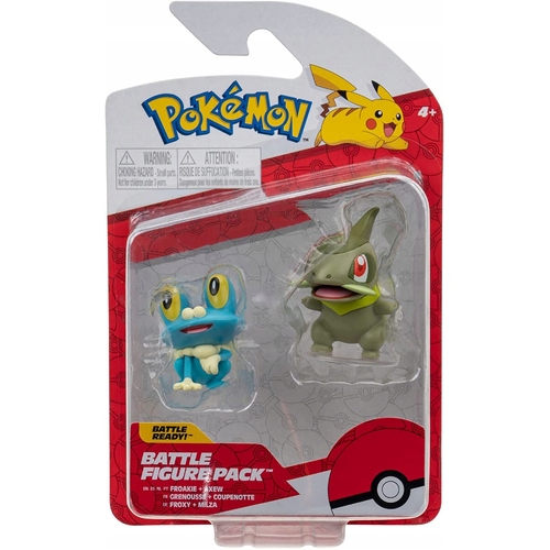 Pokemon Froakie & Axew Battle Figure Pack Small