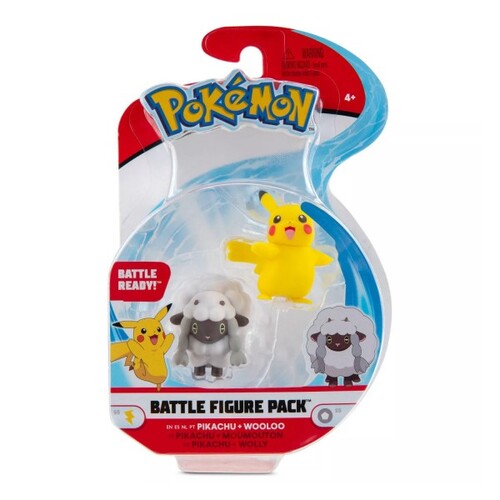 Pokemon Pikachu & Wooloo Battle Figurine Pack