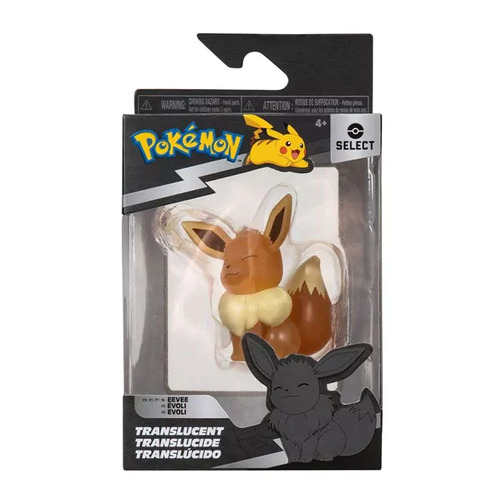 Pokemon Select Eevee Translucent Battle Figurine 10cm