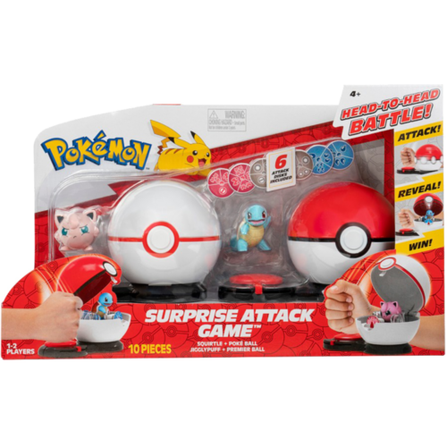 Pokemon Squirtle & Jigglypuff Surprise Attack Game