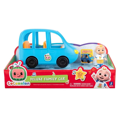 CoComelon Lights & Sounds Family Fun Car Playset
