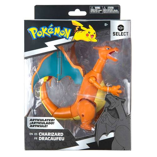 Pokemon Select Charizard Articulated Figure 15cm Orange