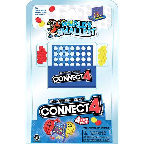 Worlds Smallest Mini Connect 4 Board Game