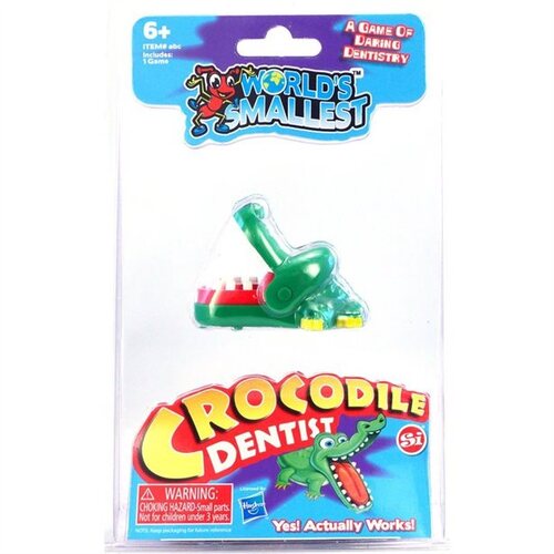 Worlds Smallest Mini Crocodile Dentist Game