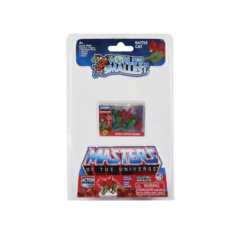 Worlds Smallest Masters of the Universe Mini Battle Cat Action Figure