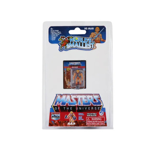 Worlds Smallest Masters of the Universe Mini He-Man Action Figure