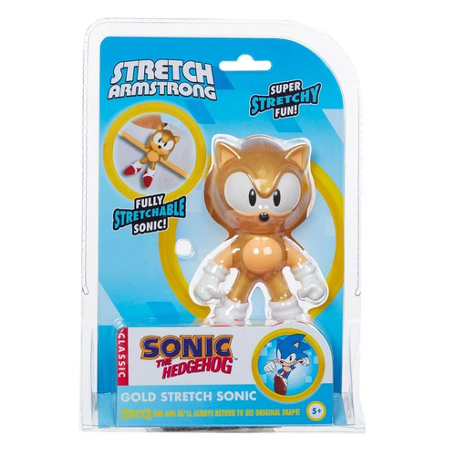 Stretch Mini Classic Gold Sonic the Hedgehog Figure