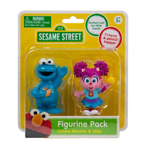 Sesame Street Figures Cookie Monster & Abby Cadabby 2 Pack
