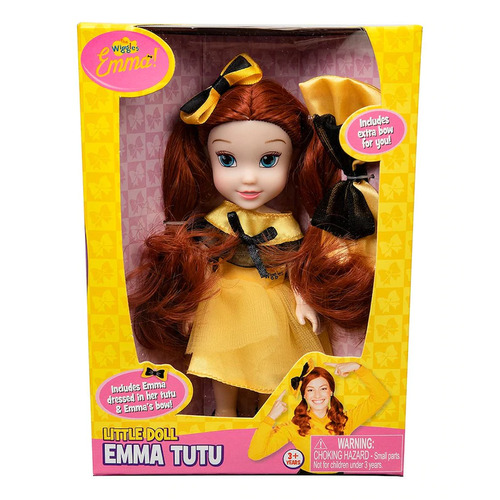 The Wiggles Emma Tutu Little Doll 15cm with bonus Bow