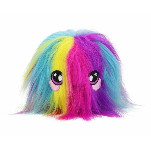 Squeezamals Series 2 Fluffy Furball Plush Toy 10cm Rainbow