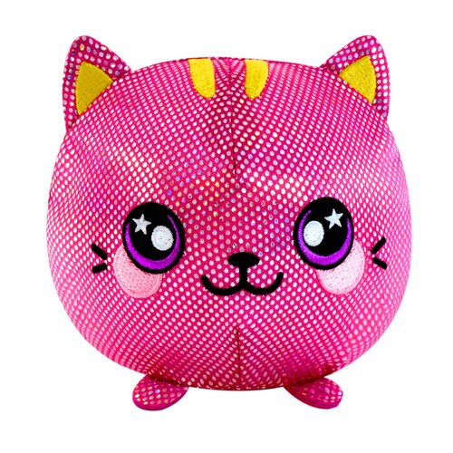 Squeezamals Series 3 Sherri Cat Plush Toy 10cm Pink