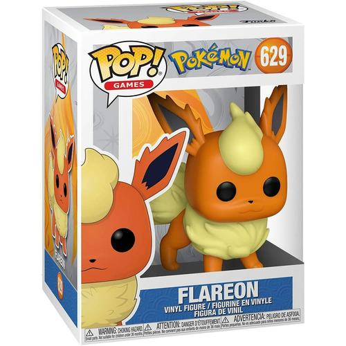 Funko Pop! Games Pokemon Flareon Vinyl Figure #629