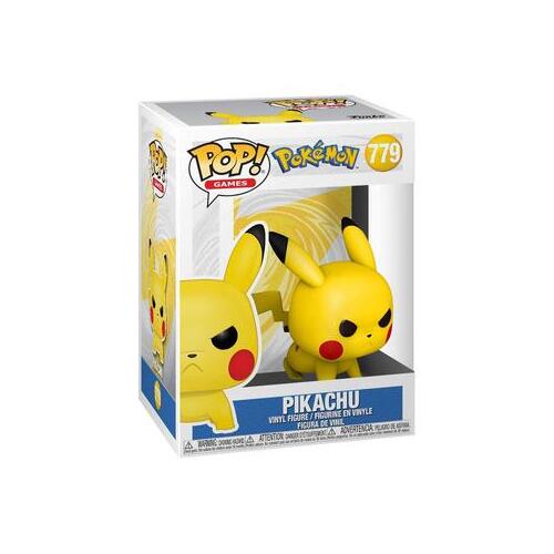 Funko Pop! Games Pokemon Pikachu Angry Crouching Vinyl Figure #779